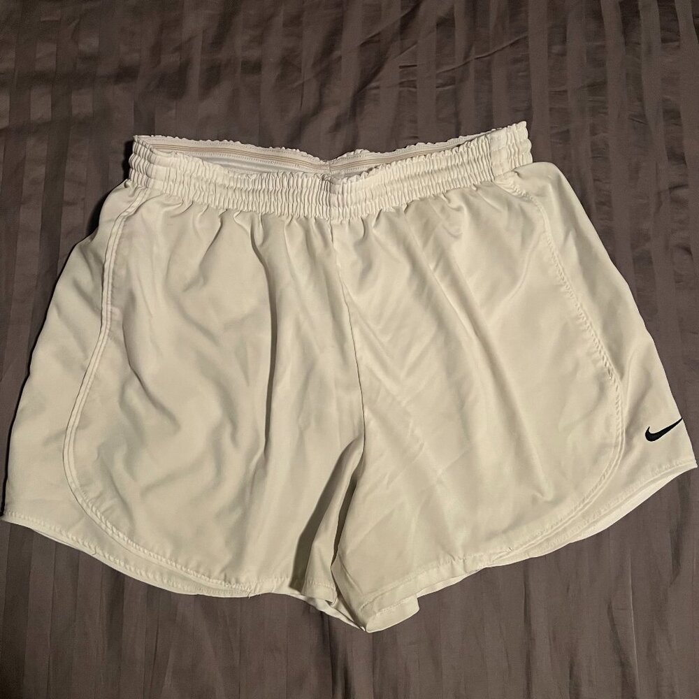 Nike Dri-FIT White Running Shorts M
